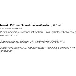 Meraki Doftspridare m. Pinnar Scandinavian 120 ml