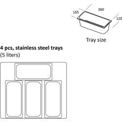 Scancool Isfrysdisk - SIC4WB