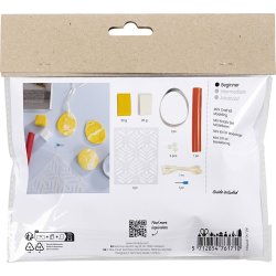 Mini DIY Kit Modellering | Ägg | Gul & pastell