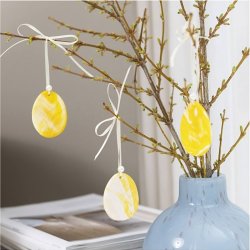 Mini DIY Kit Modellering | Ägg | Gul & pastell