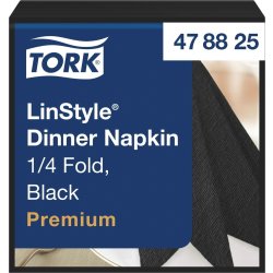 Servett TORK LinStyle svart39x39cm 50/fp