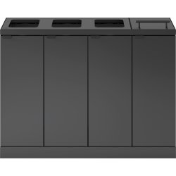 Bica 892 Avfallsstation 4x60L, Lock, Antracit