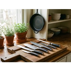 by Gaard Damascus knivset, 6 delar