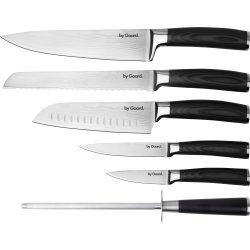 by Gaard Damascus knivset, 6 delar