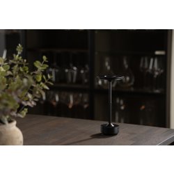 by Gaard Laddningsbar Lampa 28 x 13 cm, svart