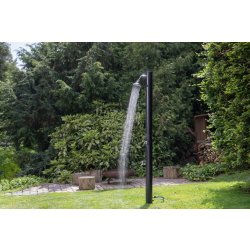 CapableX Soluppvärmd utomhusdusch