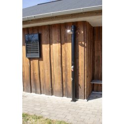 CapableX Soluppvärmd utomhusdusch