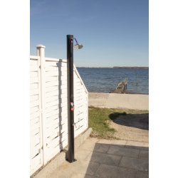 CapableX Soluppvärmd utomhusdusch