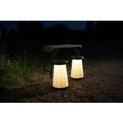 CapableX Hopfällbart set bord & pallar m/led