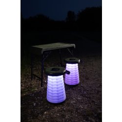 CapableX Hopfällbart set bord & pallar m/led