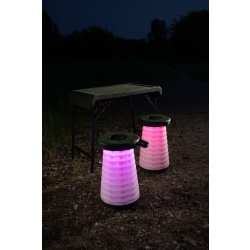 CapableX Hopfällbart set bord & pallar m/led