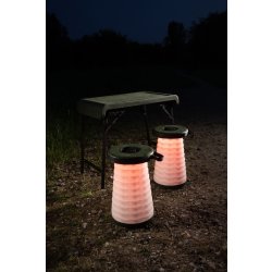 CapableX Hopfällbart set bord & pallar m/led