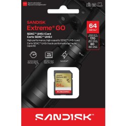 SANDISK Minneskort - SD Extreme GO 64GB