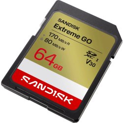 SANDISK Minneskort - SD Extreme GO 64GB