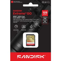 SANDISK Minneskort - SD Extreme GO 128GB