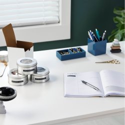 Dymo 3D präglingstape, 9 mm x 3 m i svart/röd/blå