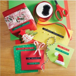 Dymo 3D präglingstape med lim, 9 mm, svart, 3 st