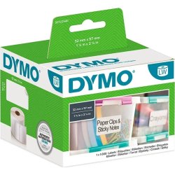Dymo universaletikett, 32x57 mm, 1000 st
