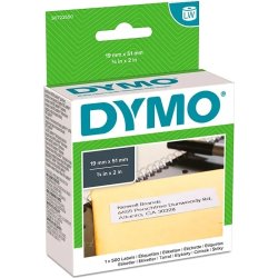 Dymo LW universaletikett, 19x51 mm