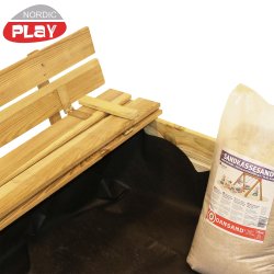 NORDIC PLAY Sandlådsduk 170 x 170 cm