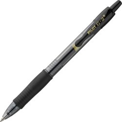 Pilot G-2+ gelpenna, 0,7 mm, svart