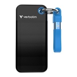 Verbatim USB nyckelring 3.2 Gen 2 512GB, svart