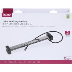 Hama Dockningsstation USB-C 12 Portar