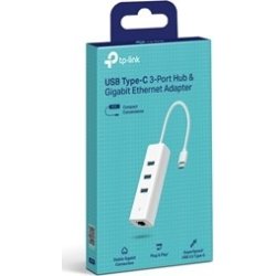 TP-Link 3-portars nav och Gigabit Ethernet-adapter