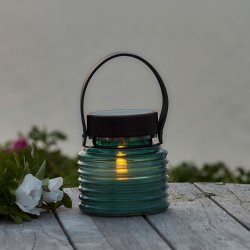 Aston Solar Kruka, H12 cm, grön