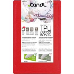 Candl TPU Skärbräda, 38x25 cm, röd