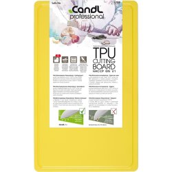 Candl TPU Skärbräda, Proff, 53x32,5 cm, gul