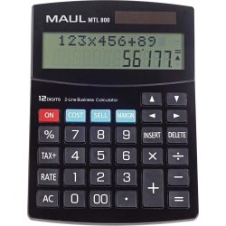 Maul bordsminiräknare MTL 800, svart