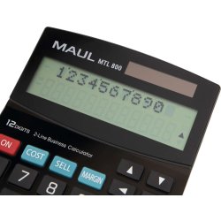 Maul bordsminiräknare MTL 800, svart