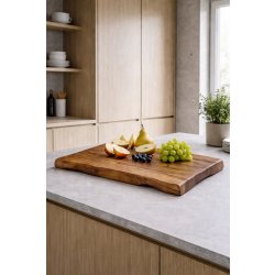 Steel Function Serveringsbräda, akaciaträ, 45x30cm