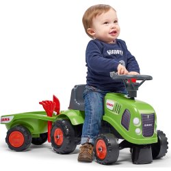 FALK Claas traktor med släp och tillbehör