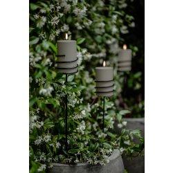 UYUNI Outdoor LED-ljus H12,7 cm, m/spjut, sandsten