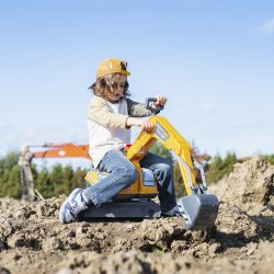 FALK Super Builder grävmaskin, gul