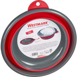 Westmark Balja, hopfällbar, grå/röd, 4,5L.