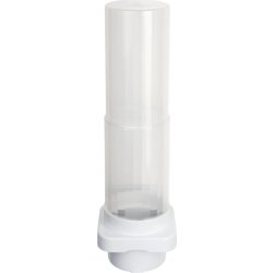 Väggdispenser, för Ø50-80 mm koppar, ABS/PP, vit
