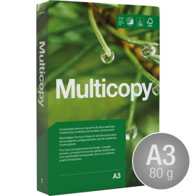 Multicopy Kopipapir A3/80g/500ark