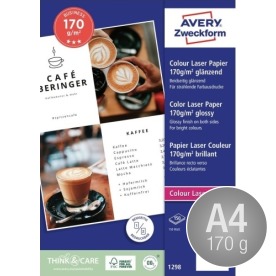 Avery laser-fotopapper, glansigt, A4 / 170 g / 150