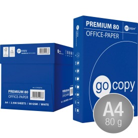 Go Copy Premium 80 kopieringspapper | A4 | 500 ark