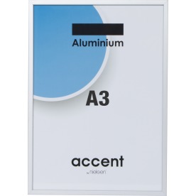 Accent Skifteramme A3, sølv