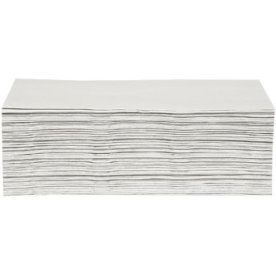 Håndklædeark 2-lag, c-foldet, hvid