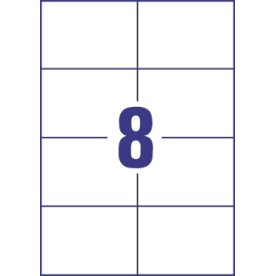 Budget Multietikett, 105x74 mm