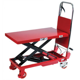 Mobilt lyftbord med fotpump, 150 kg