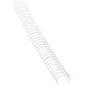 Spiralrygg Fellowes A4 Metall 34 ringar 8 mm Vit