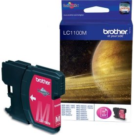Brother LC1100M bläckpatron, röd, 325s