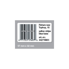 Dymo universaletikett, 32x57 mm, 1000 st