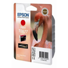 Epson nr T0877/C13T08774010 bläckpatron, röd, 150